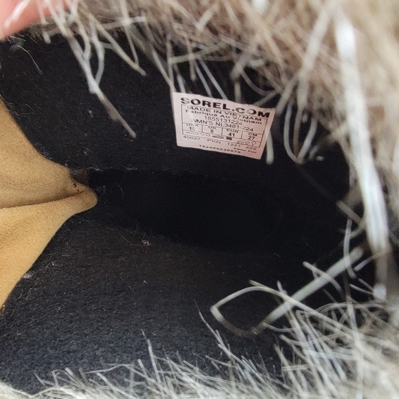 Sorel Boots Joan of Arctic Waterproof Winter Faux Fur Tall Insulated Tan Suede - Picture 14 of 14